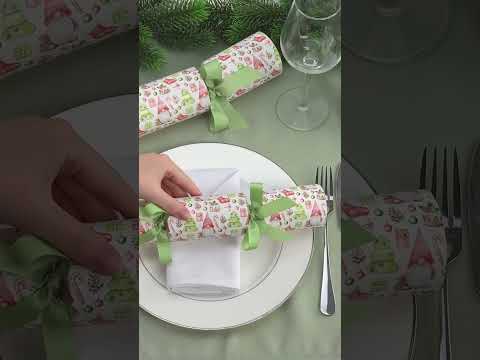 Watercolour Christmas Gonks | Cracker Making Craft Kit | Make &amp; Fill Your Own