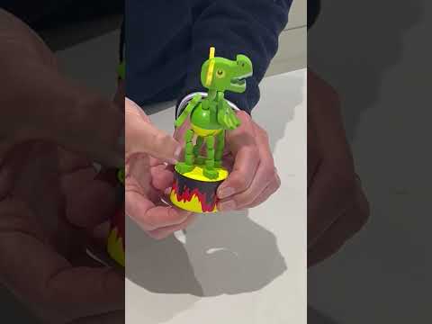 Wooden Push Up Dancing Dragon | Single | Little Gift | Cracker Filler