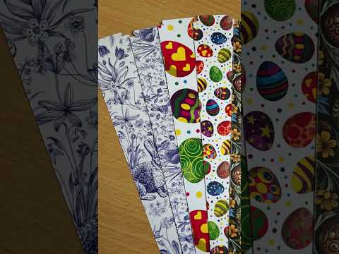 30 Reusable Easter 2.5m Paper Chains | Pastel Speckled Eggs | No Glue Needed