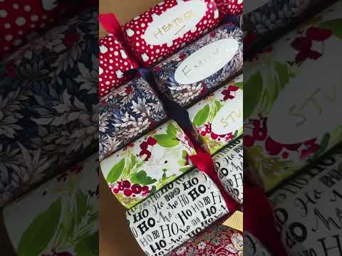 Personalise Your Own Crackers Craft Kit | 4 or More | Christmas Watercolour