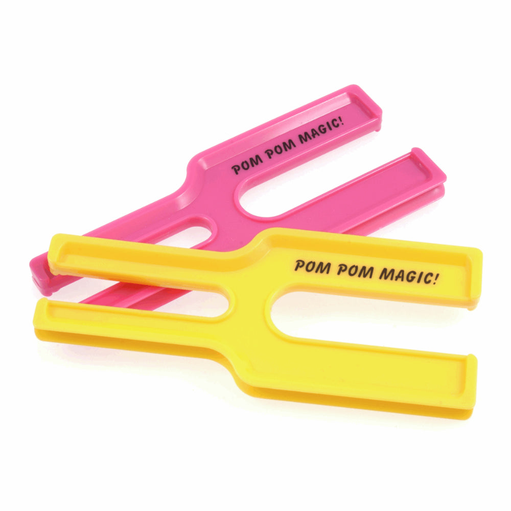 Plastic 3cm & 5cm Dual Ended Reusable Pom Pom Maker | Cracker Filler Gift