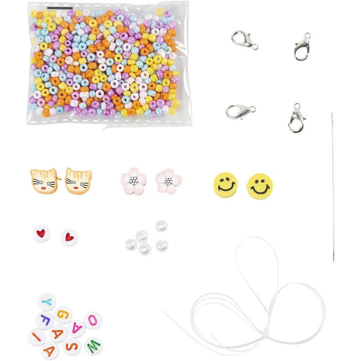 Beaded Trainer Charms | Mini Jewellery Craft Kit for Kids | Makes 2