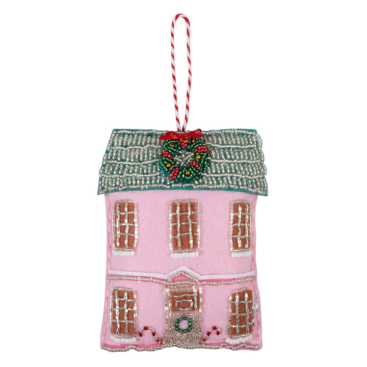 Home at Christmas | Felt & Bead Sewing Kit | Hanging Ornament | Craft Kit