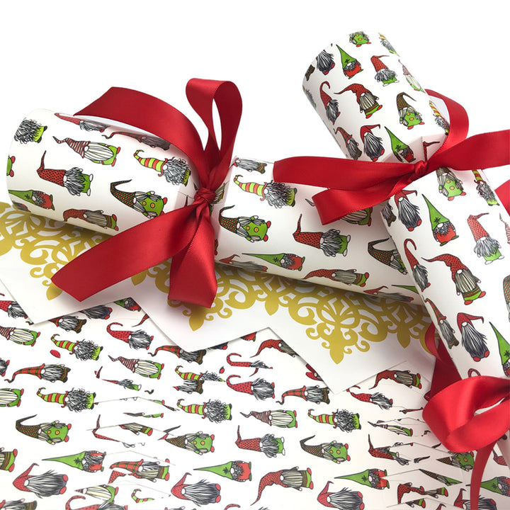 Gonks | Christmas Cracker Making Craft Kits | Makes 6 | Big Choice of Designs