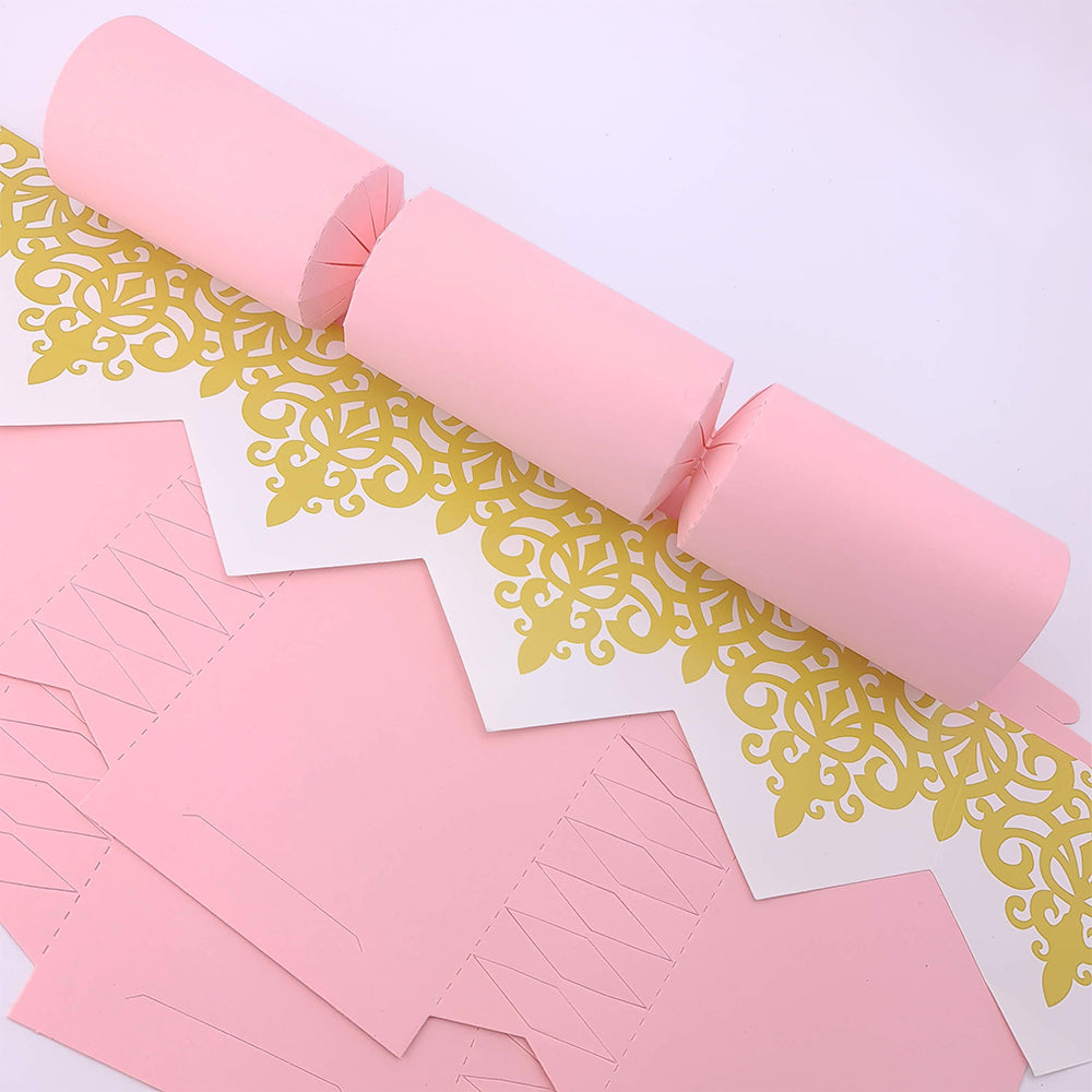 Pastel Pink | Premium Cracker Making DIY Craft Kits | Make Your Own | Eco Recyclable