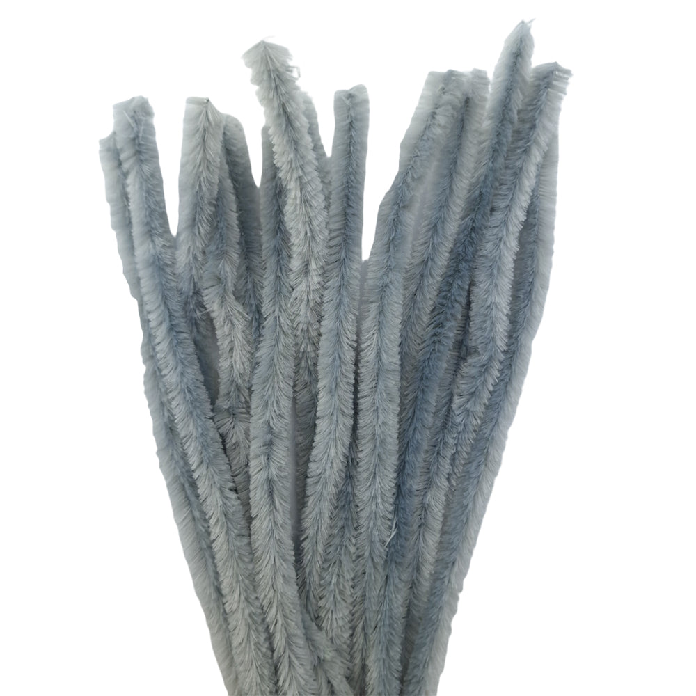 15Pk 15mm Single Colour Packs Chunky Chenille Stems Craft Pipe Cleaners