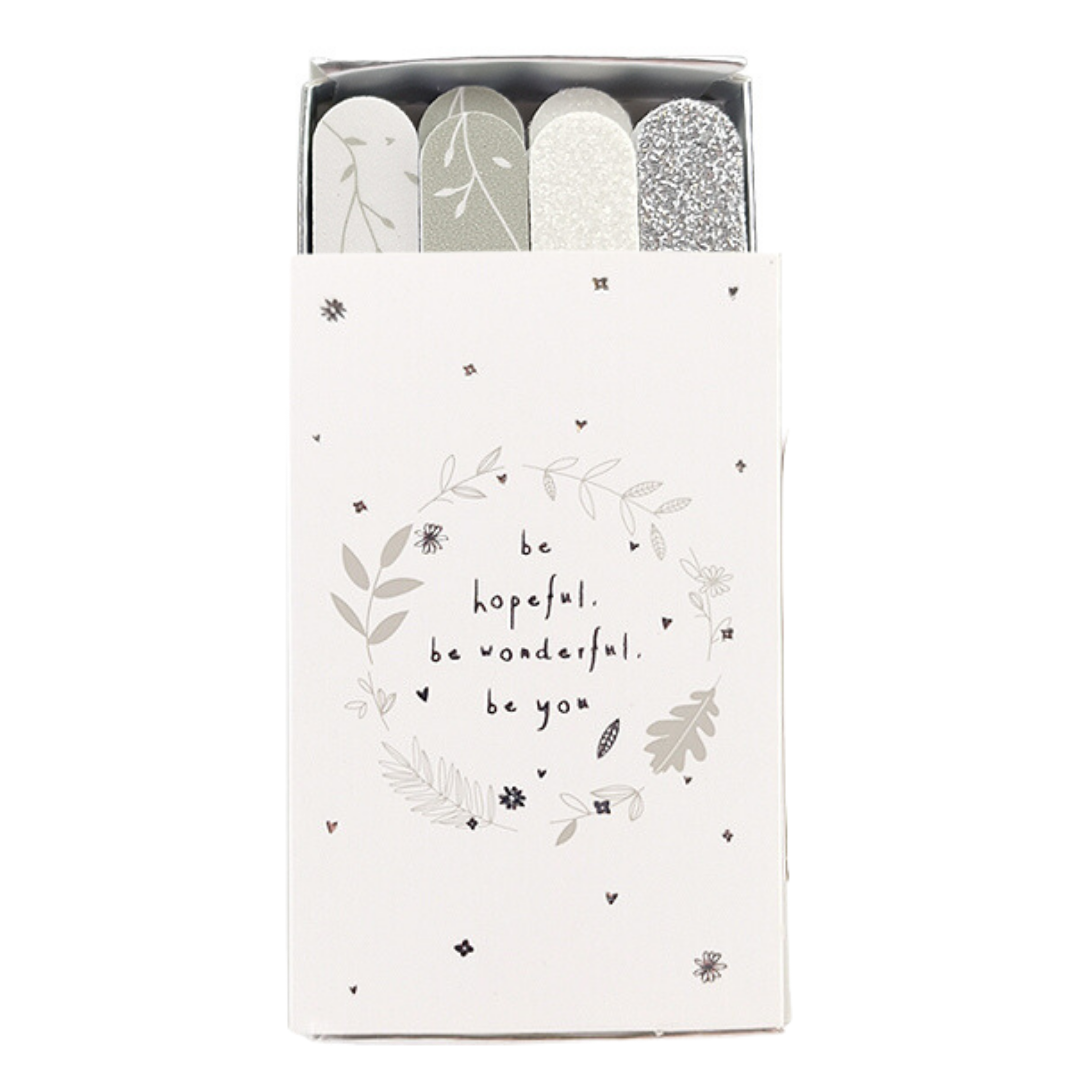Hopeful, Wonderful, You | Matchbox Style Nail Files | Cracker Filler | Mini Gift