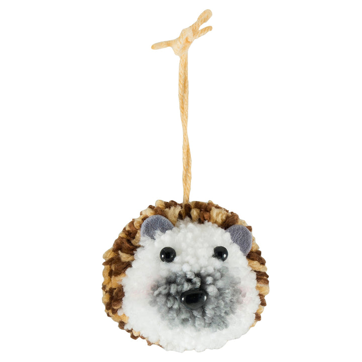 Pom Pom Hedgehog Kit | Large | Hoglet Hanging Ornament