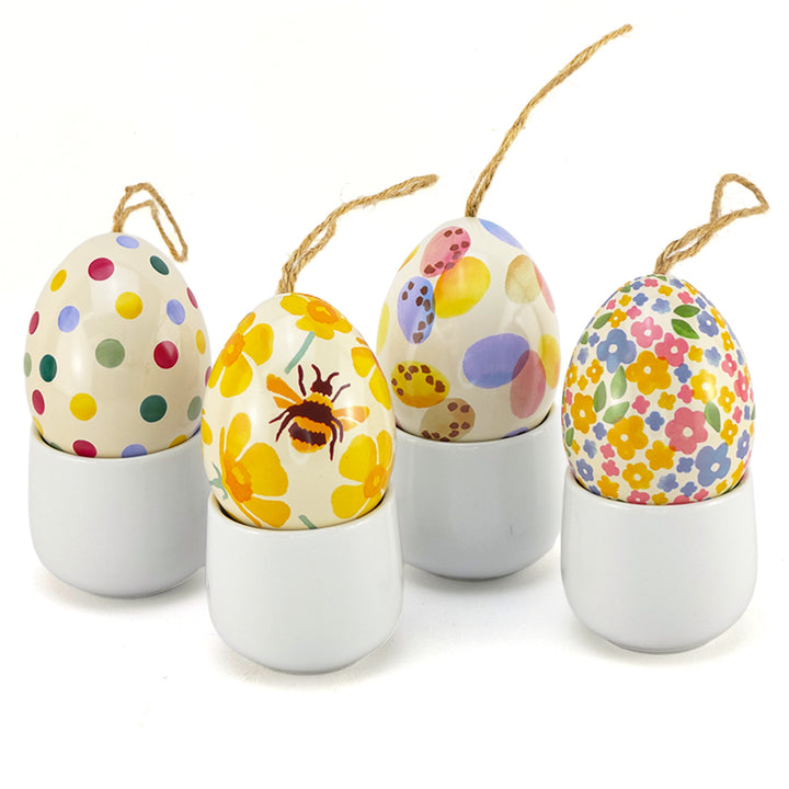 Emma Bridgewater | Two Part Hanging Easter Egg | Fillable Tin | 7cm