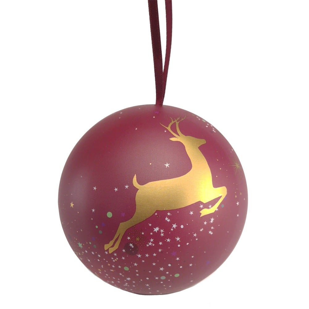 Fillable Tinware Bauble | Decadent Golden Woodland Christmas | Sara Miller | 7cm