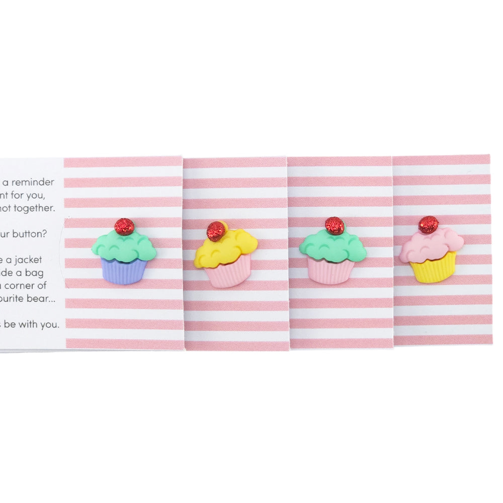 You Are The Cherry On Top of My Cake | Button Wishes Sew On Token | Little Gift