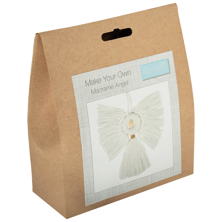 Angel | Make Your Own Christmas Macrame Hanger | Small Craft Kit