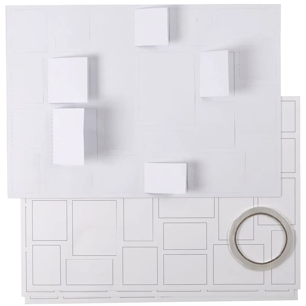 5 Jumbo 2-Part Colour &amp; Decorate Your Own Flat Card Advent Calendars