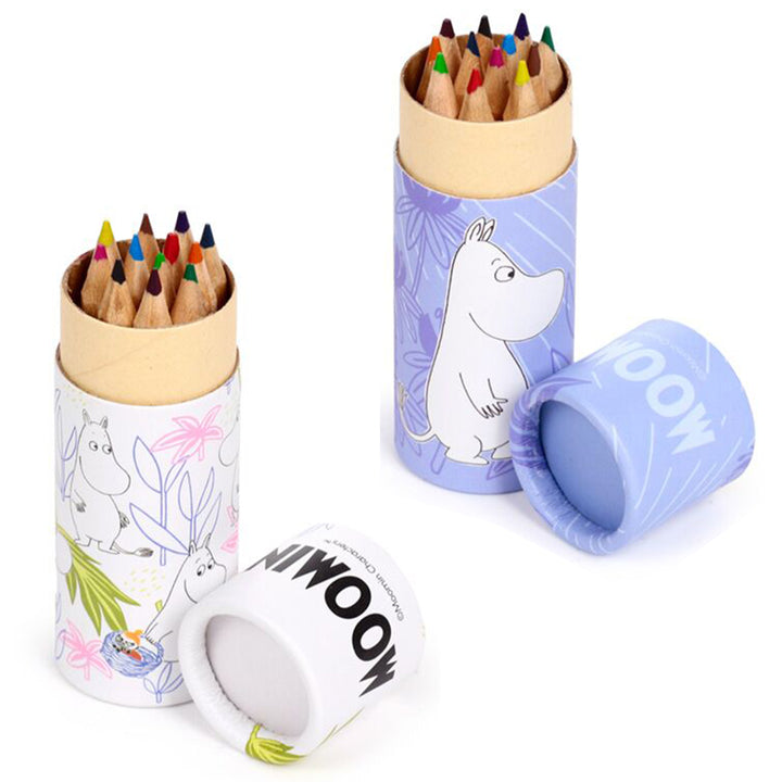 Moomin Tammi | Tube of Pencil Crayons for Kids | Single | Cracker Filler