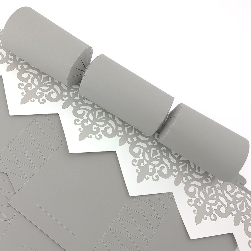 Silver Grey | Premium Cracker Making DIY Craft Kits | Make Your Own | Eco Recyclable