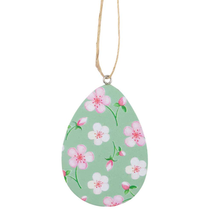Pretty Cherry Blossom Hanging Wooden Easter Tree Decoration | Gisela Graham