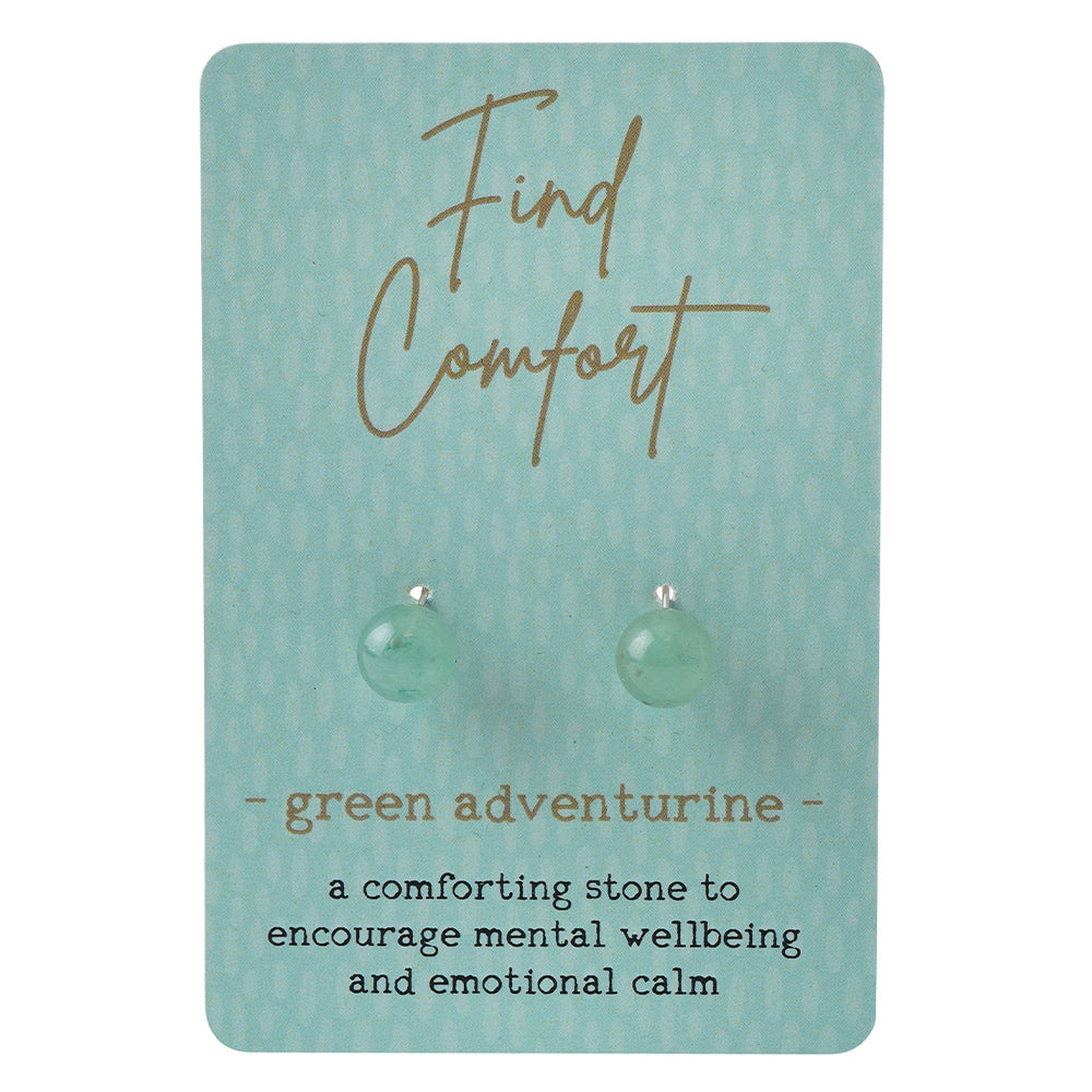 Find Comfort | Green Adventurine Earrings | Mini Gift | Cracker Filler