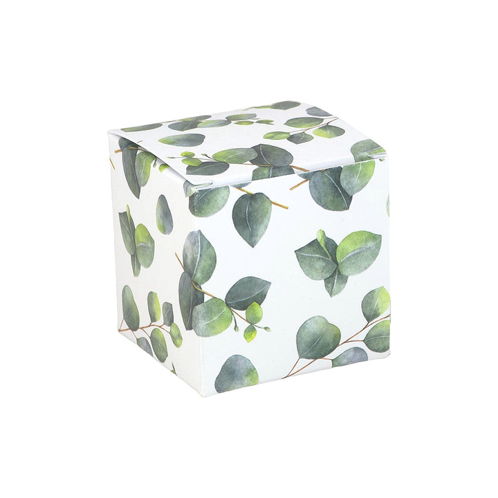 Watercolour Eucalyptus | Mini Gift Box | 5cm Cube | 6 Boxes