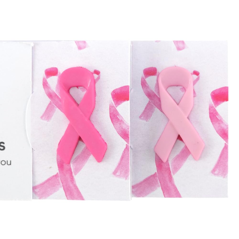 Be Proud | Pink Ribbon | Button Wishes Sew On Token | Little Gift | Cracker Filler