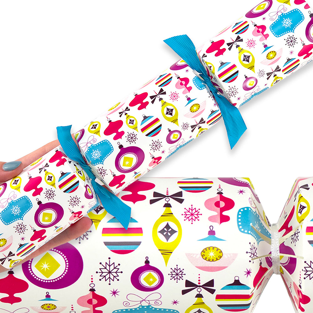 Retro Christmas Ornaments | Cracker Making Craft Kit | Make &amp; Fill Your Own