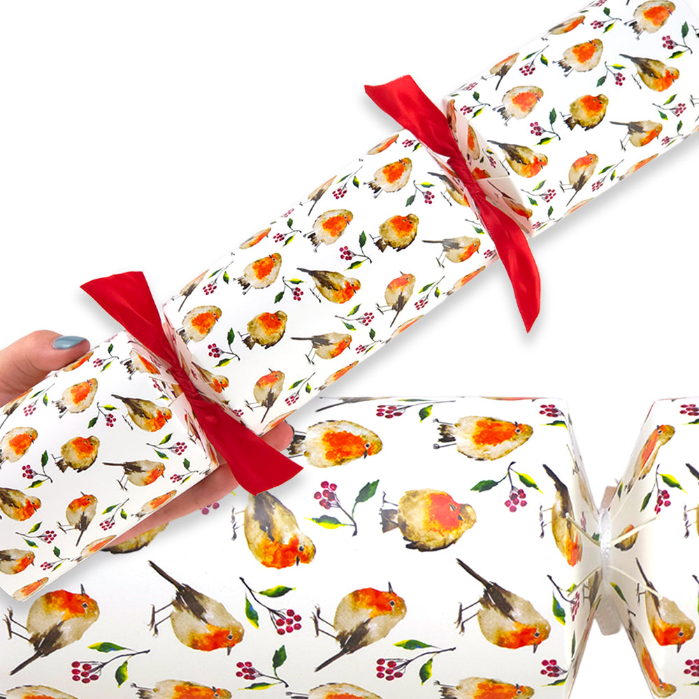 Christmas Robin | Cracker Making Craft Kit | Make &amp; Fill Your Own