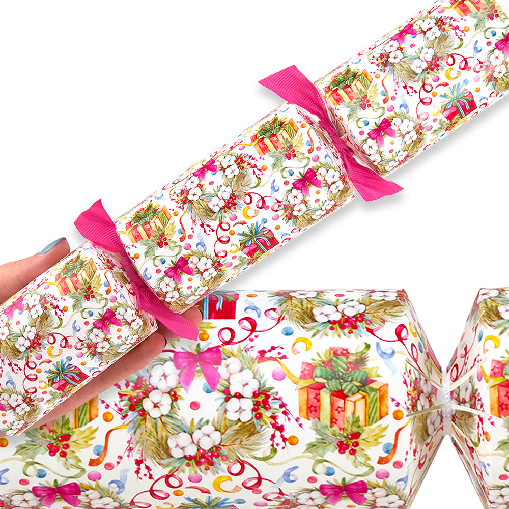 Watercolour Wreaths | Cracker Making Craft Kit | Make &amp; Fill Your Own