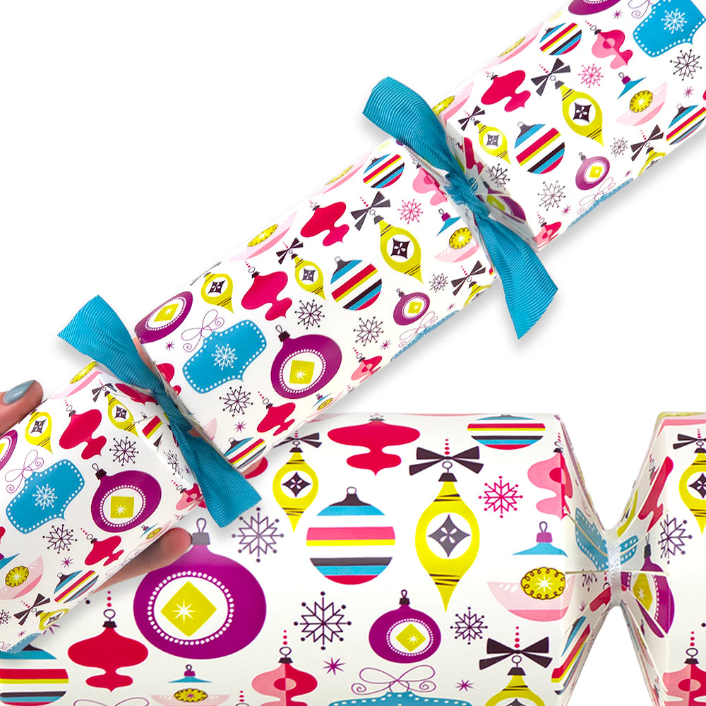 Retro Christmas Ornaments | Cracker Making Craft Kit | Make &amp; Fill Your Own