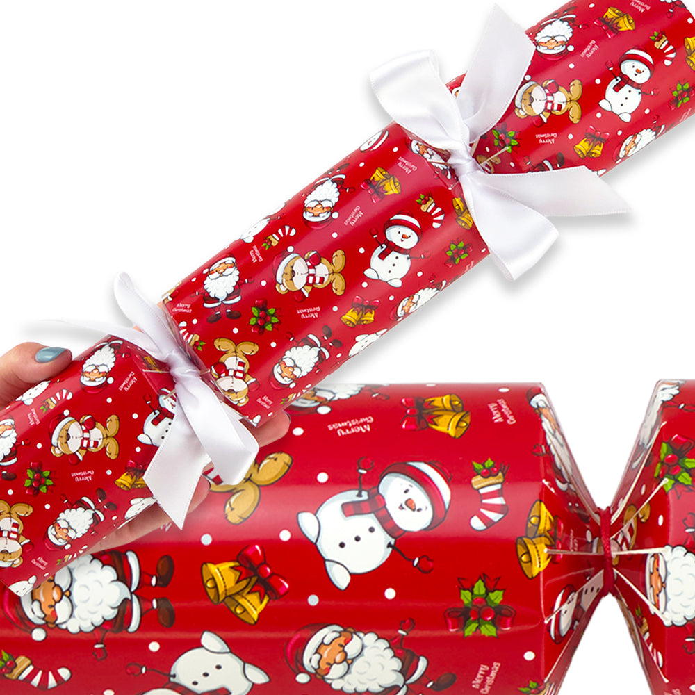 Santa &amp; Friends | Christmas Cracker Making Craft Kit | Make &amp; Fill Your Own