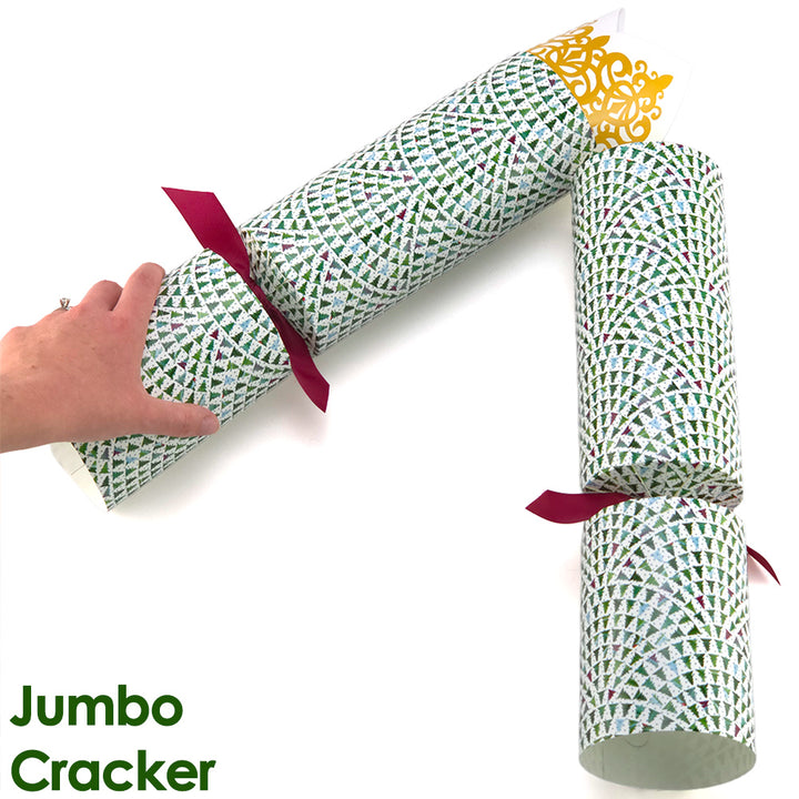 Extra Large &amp; Jumbo | Reusable Keepsake Cracker Sets | Christmas Tree Wave
