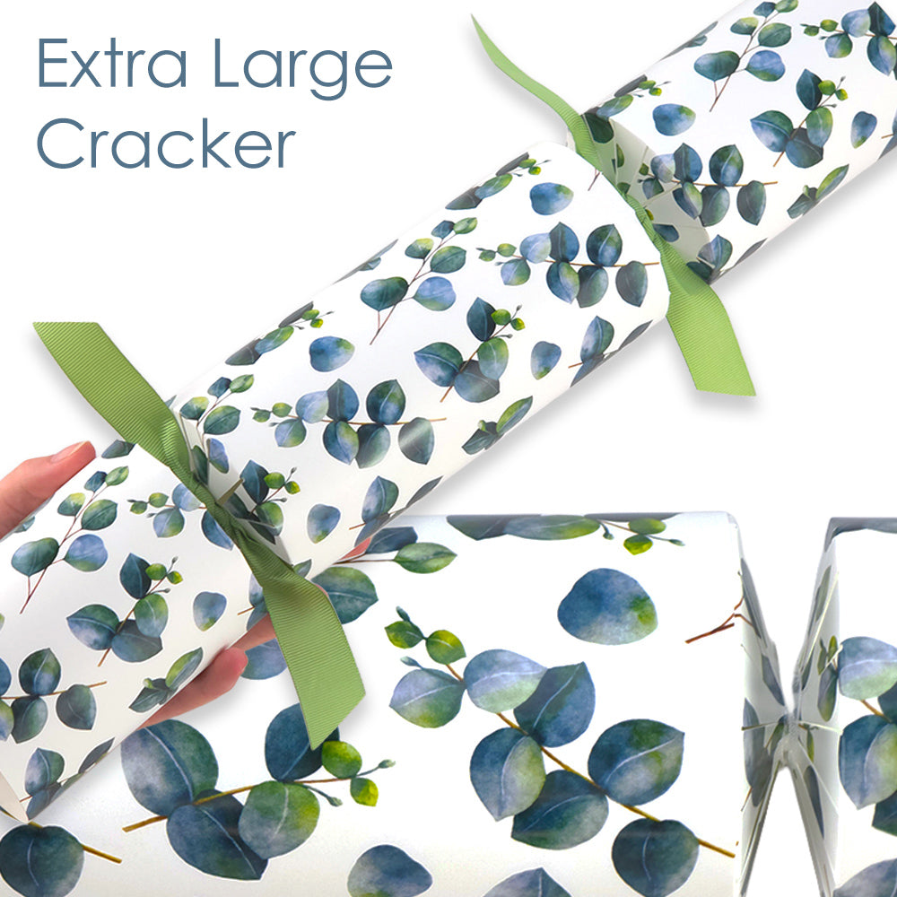 Extra Large &amp; Jumbo | Reusable Keepsake Cracker Sets | Watercolour Eucalyptus