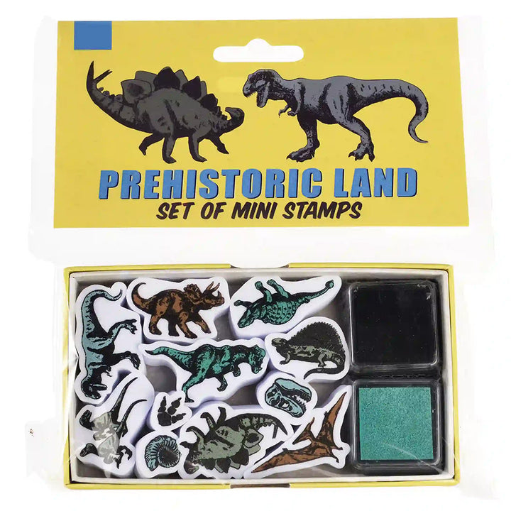 Prehistoric Dinosaurs | Mini Stamps & Inks for Kids | Art & Craft Gift Activity