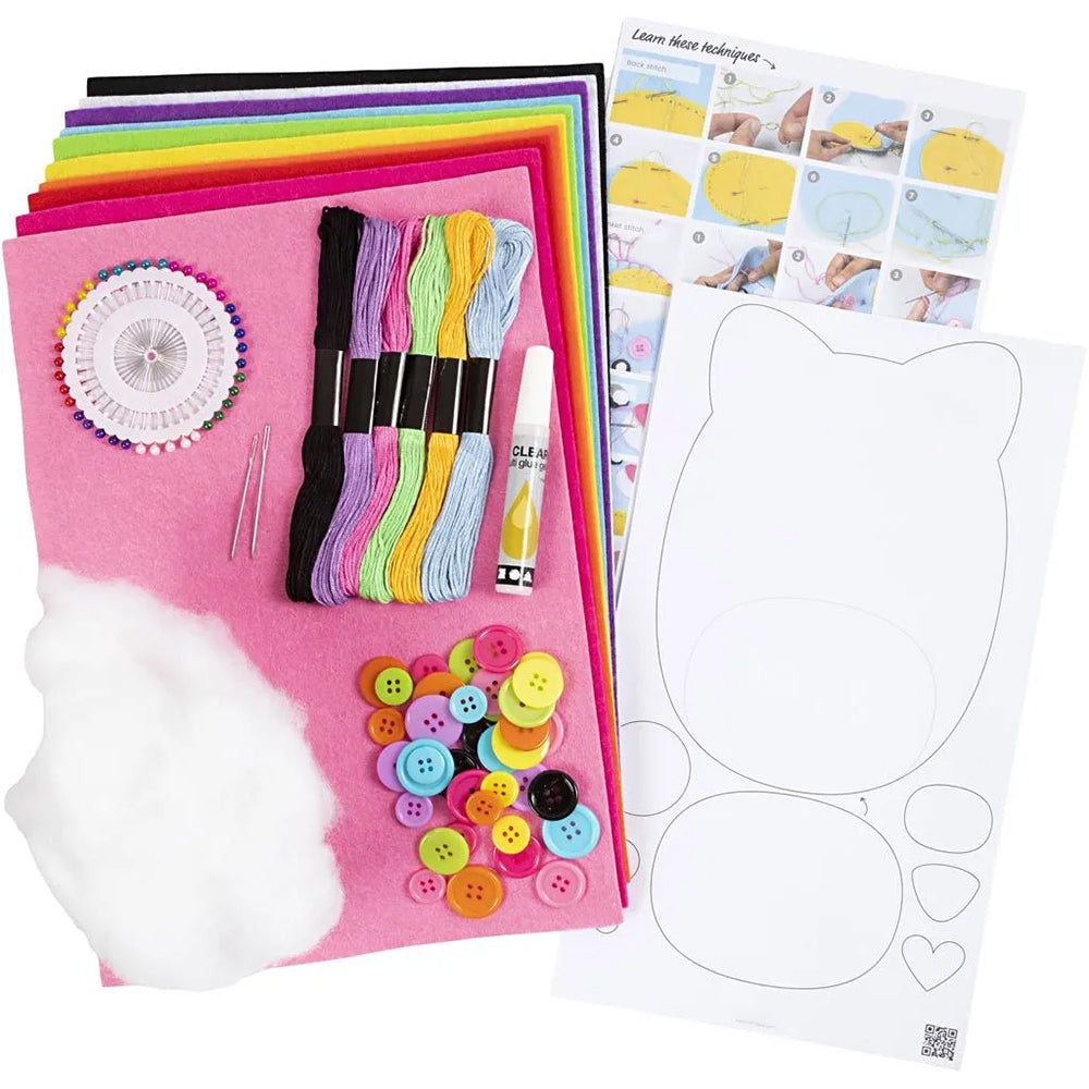 Sewing Starter Craft Kit | Felt Animals | Kids Crafts | Complete Boxed Set