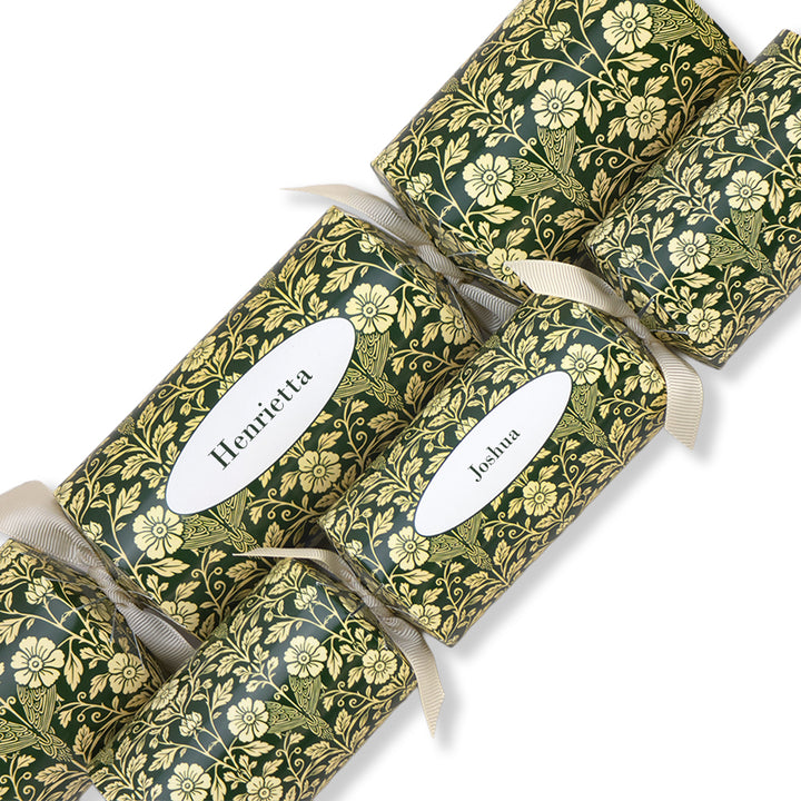 Personalised Cracker Making Craft Kit | Sage Florals | Makes 4 or 6 Crackers