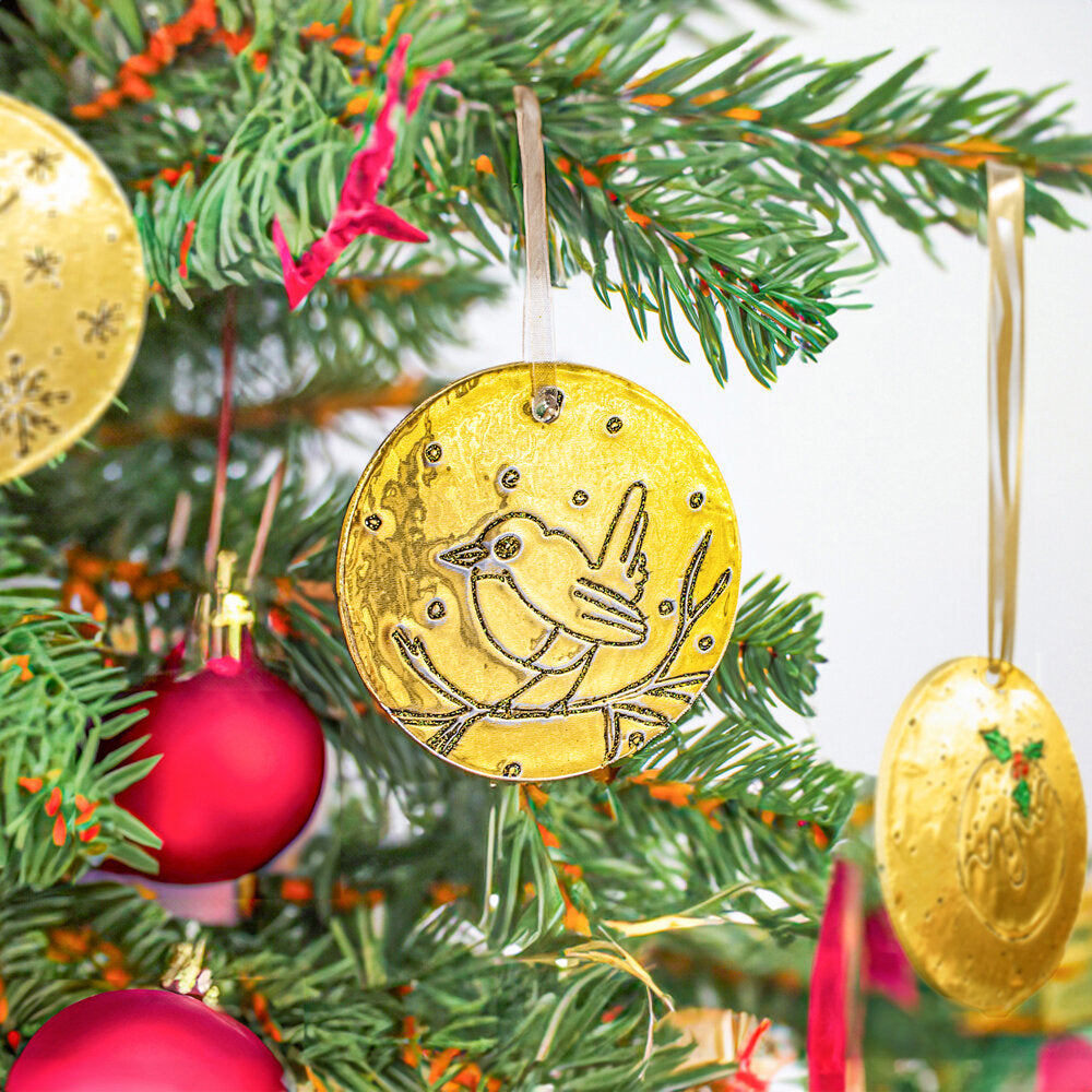 6 Christmas Decorations | Metal Embossing Starter Craft Kit
