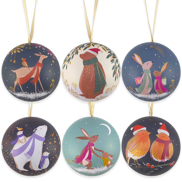Christmas Friends | Sara Miller Fillable &amp; Reusable Tinware Baubles