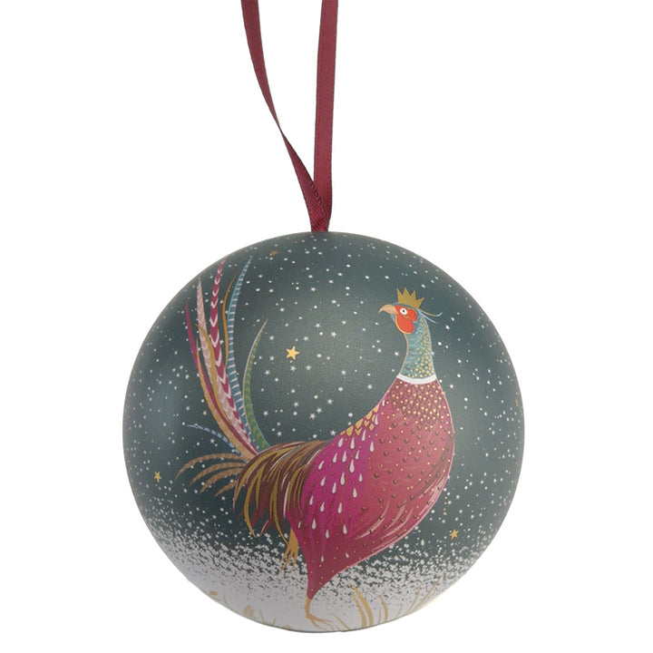 Fillable Tinware Bauble | Decadent Golden Woodland Christmas | Sara Miller | 7cm