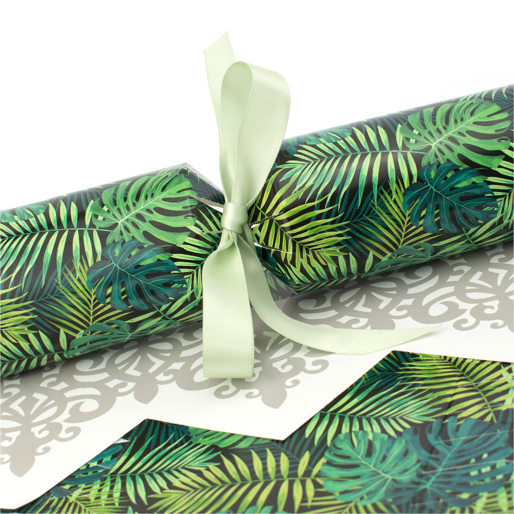 10 Sleek Tropical Leaf Crackers - Make & Fill Your Own Craft Kit