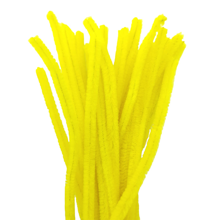 25Pk 9mm Single Colour Packs 30cm Chenille Stems Craft Pipe Cleaners