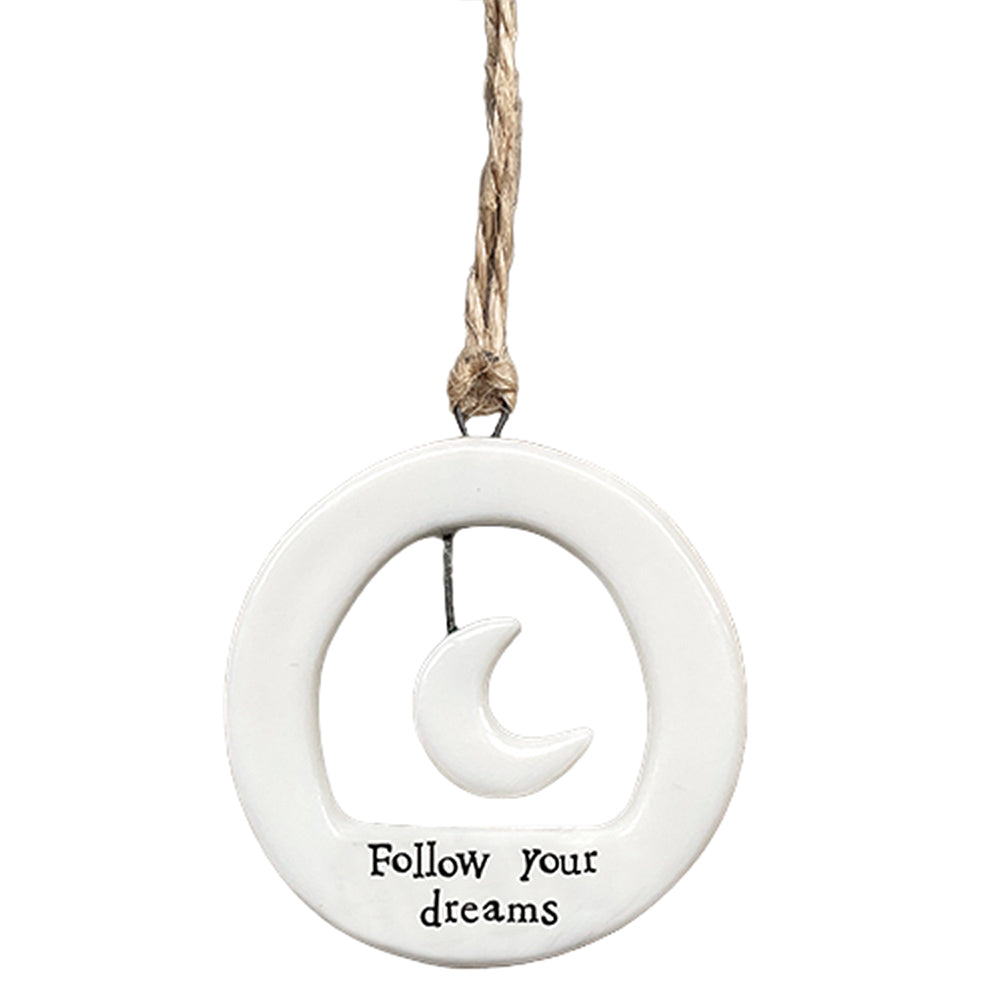 Follow Your Dreams| Little Ceramic Ornament | Cracker Filler | Mini Gift