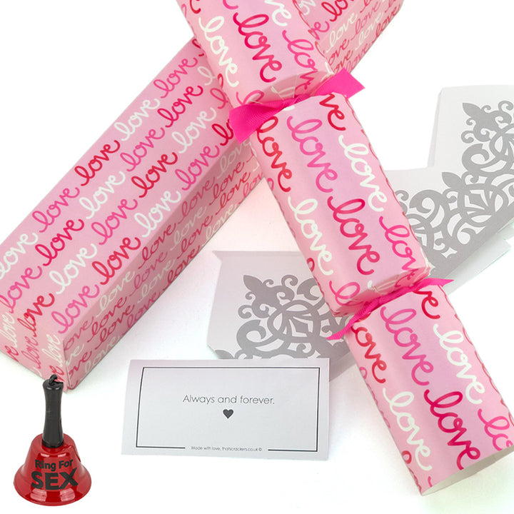 Love Love Love | Single Filled Valentine's Day Cracker | Choice of Gifts