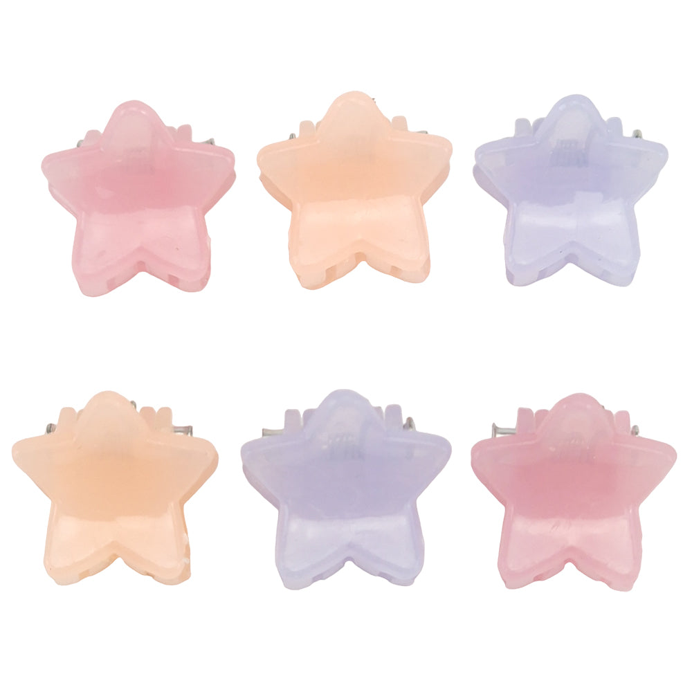 Pretty Pastel Mini Hair Clips for Girls | 6 Pack | Mini Gift | Cracker Filler