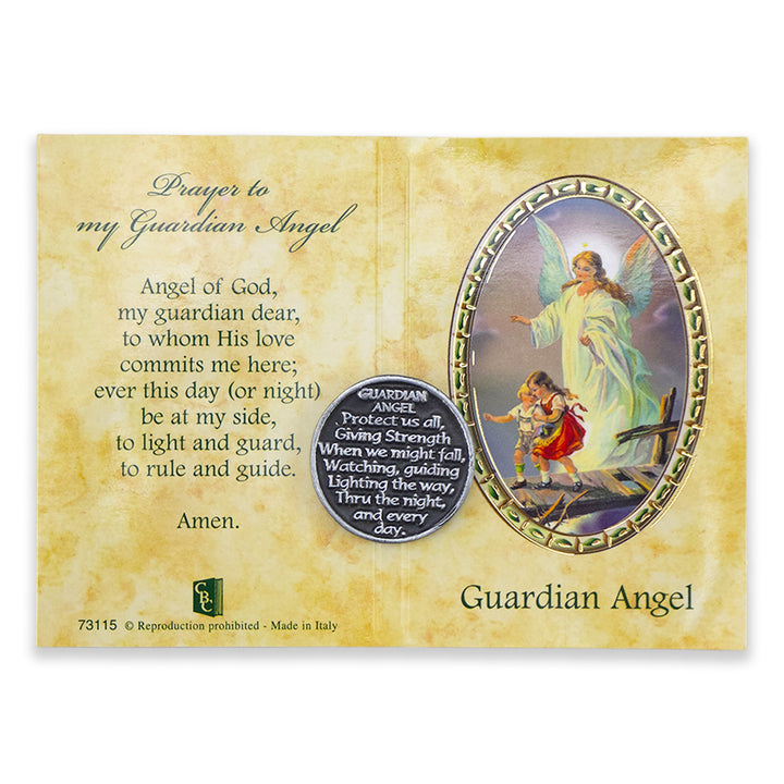 Christian Faith | Metal Pocket Token &amp; Prayer Card | Cracker Filler Gift