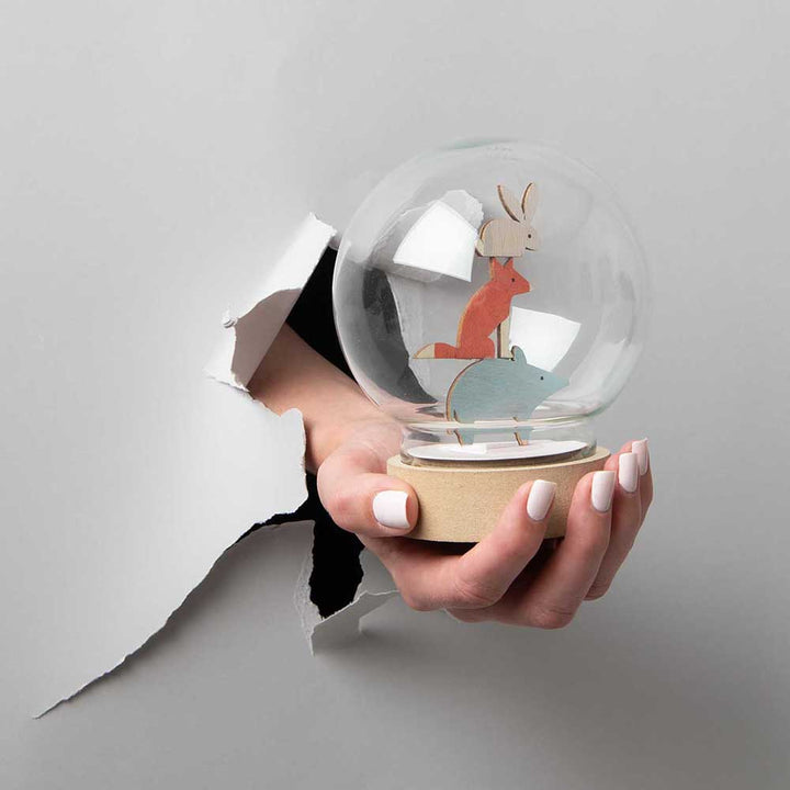 Glass Globe or Dome Shaped Bell Jar for Crafts | 8, 10 or 13cm Wide