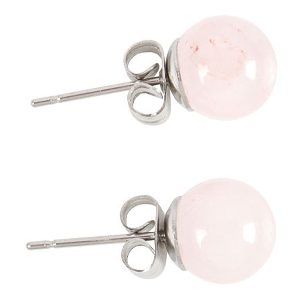 Rose Quartz Crystal Earrings | Unconditional Love | Mini Gift | Cracker Filler