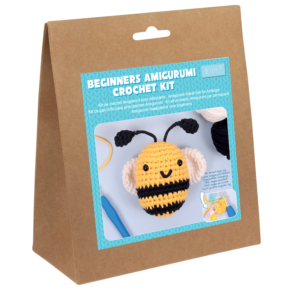Buzzy Bee | Beginners Amigurumi | Complete Crochet Kit