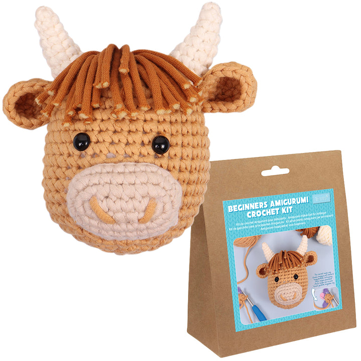 Highland Cow | Beginners Amigurumi | Complete Crochet Kit