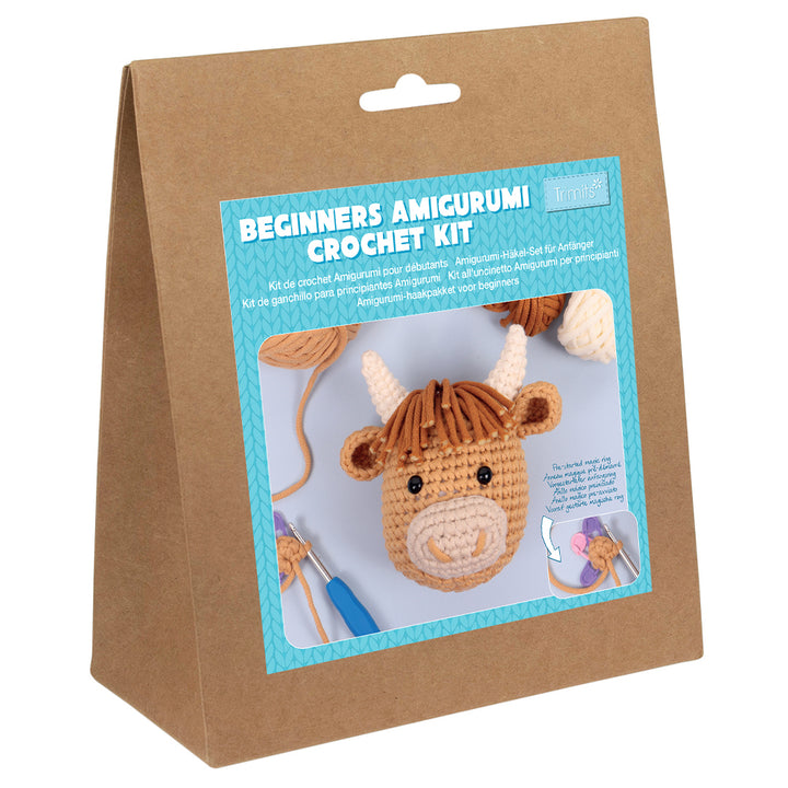 Highland Cow | Beginners Amigurumi | Complete Crochet Kit