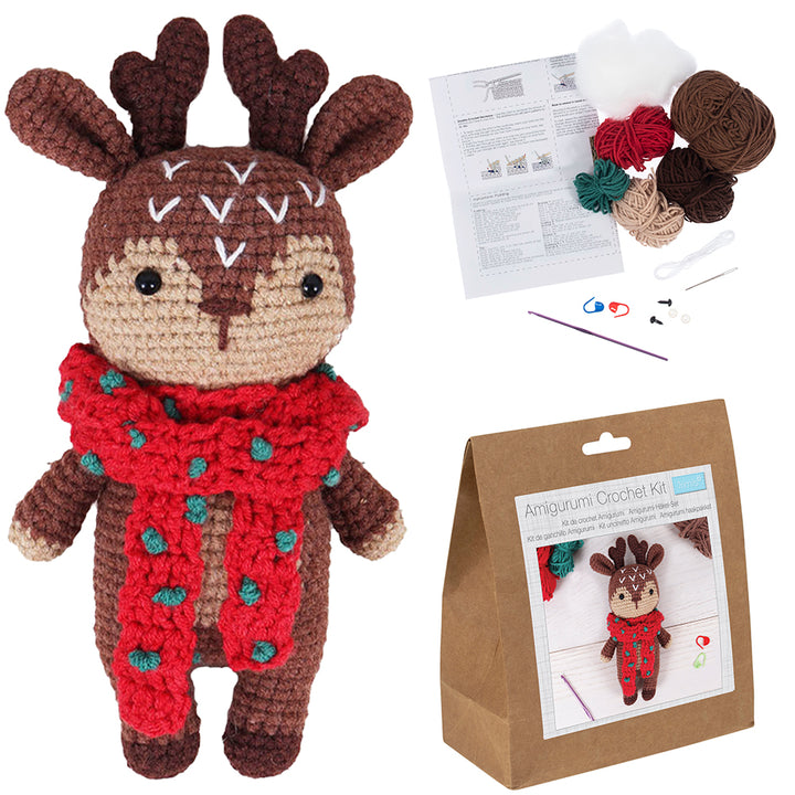 Christmas Reindeer | Amigurumi Complete Crochet Kit