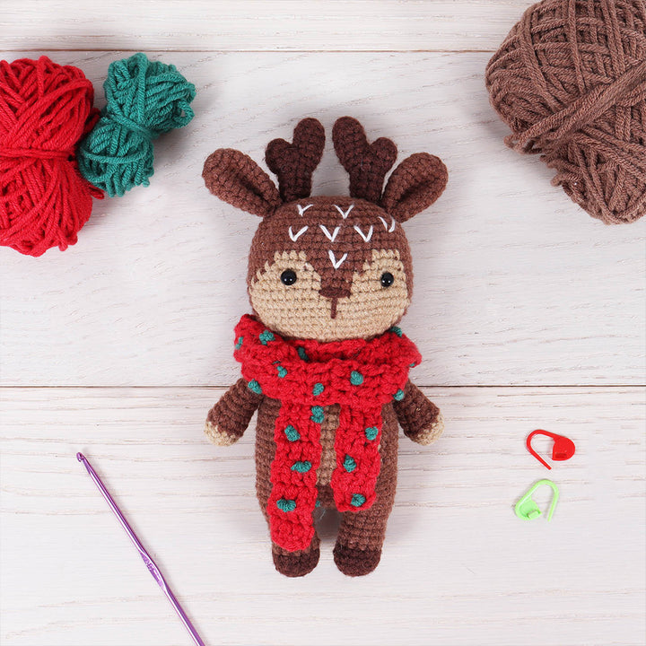 Christmas Reindeer | Amigurumi Complete Crochet Kit