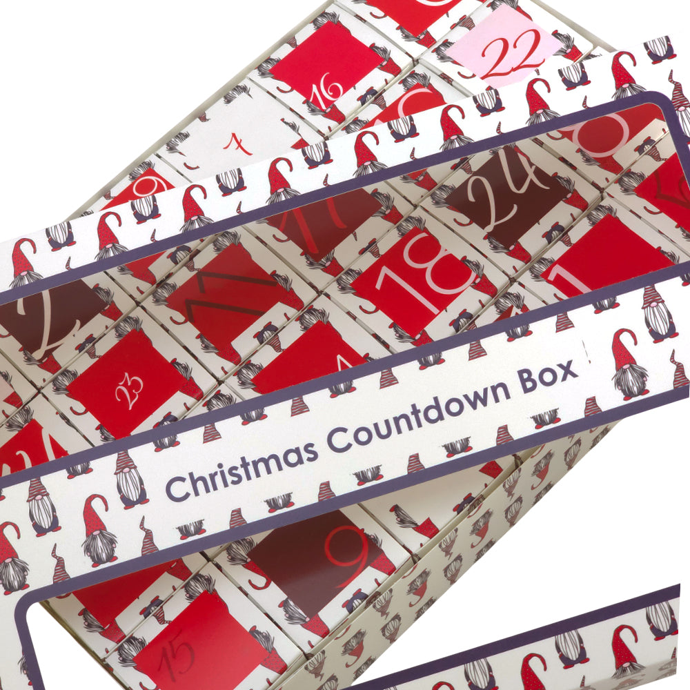 Advent Calendar Making Kit | 24 Cube Boxes & Outer Box | Nordic Gonk